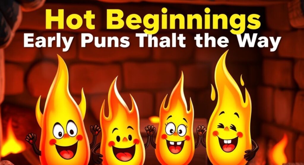 Hot Beginnings: Early Fire Puns That Lit the Way