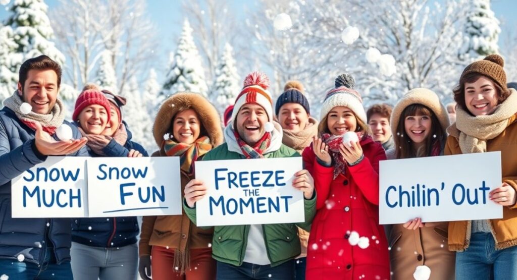 Snowball Puns Perfect for Your Winter Caption