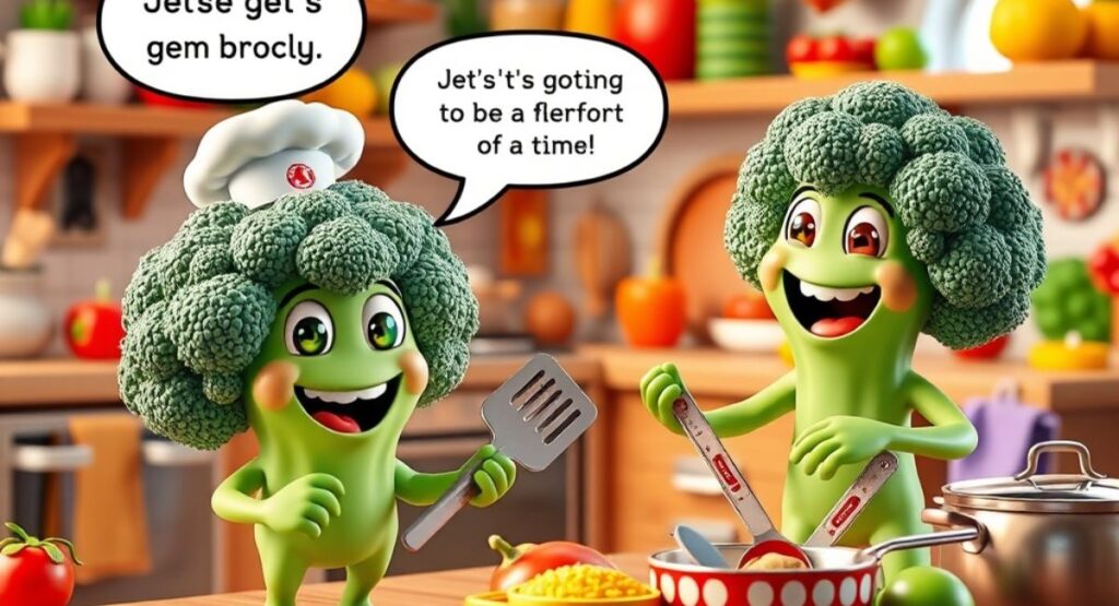 Broccoli Puns for a Fun Cooking Session 