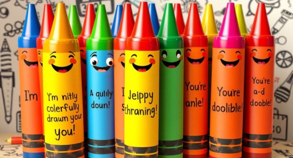 Clever Crayon Puns One Liners