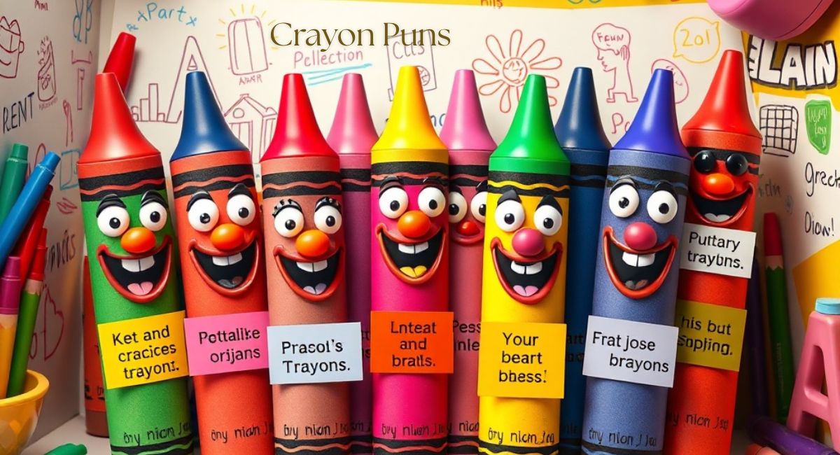 Crayon Puns: Dad Jokes, One Liners & More Mega List!
