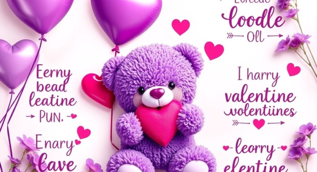 Cute Purple Puns for Valentine's Day