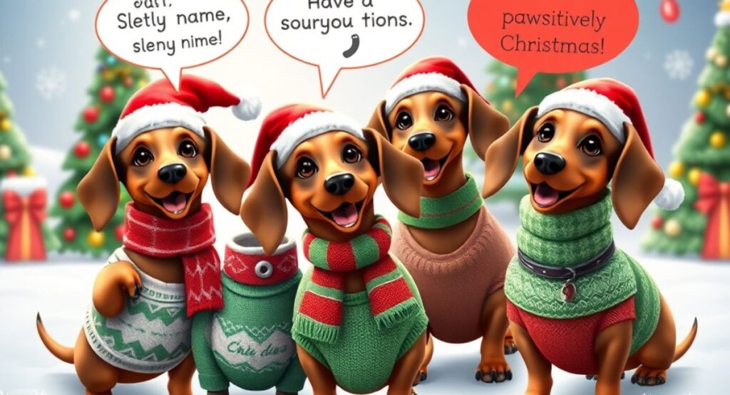 Dachshund Christmas Puns 