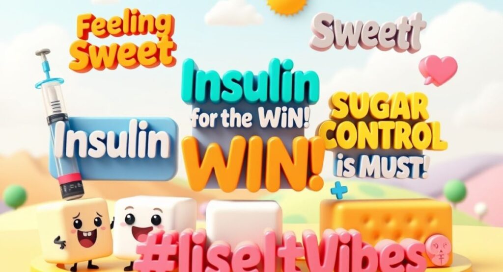 Diabetes Puns for Captions with Hashtags