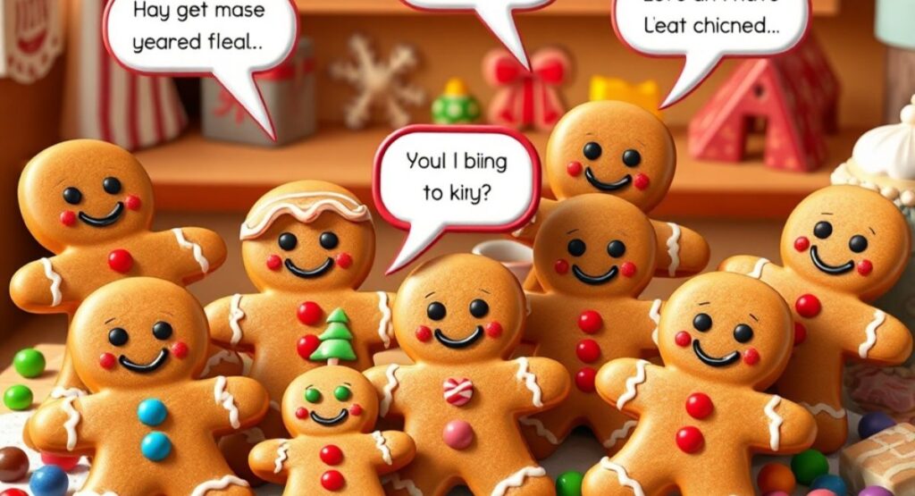 Funny Gingerbread Puns Captions