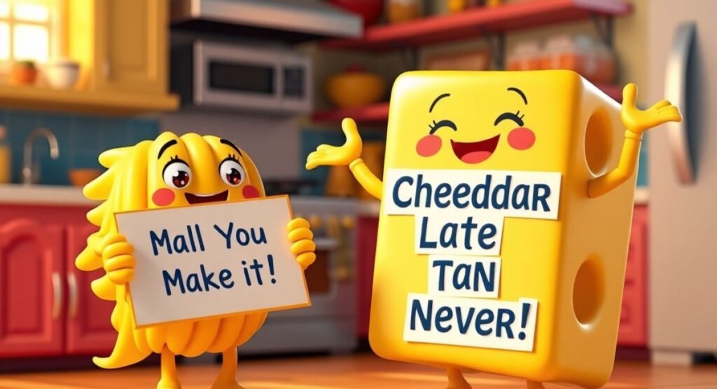 Funny Mac and Cheese Name Puns