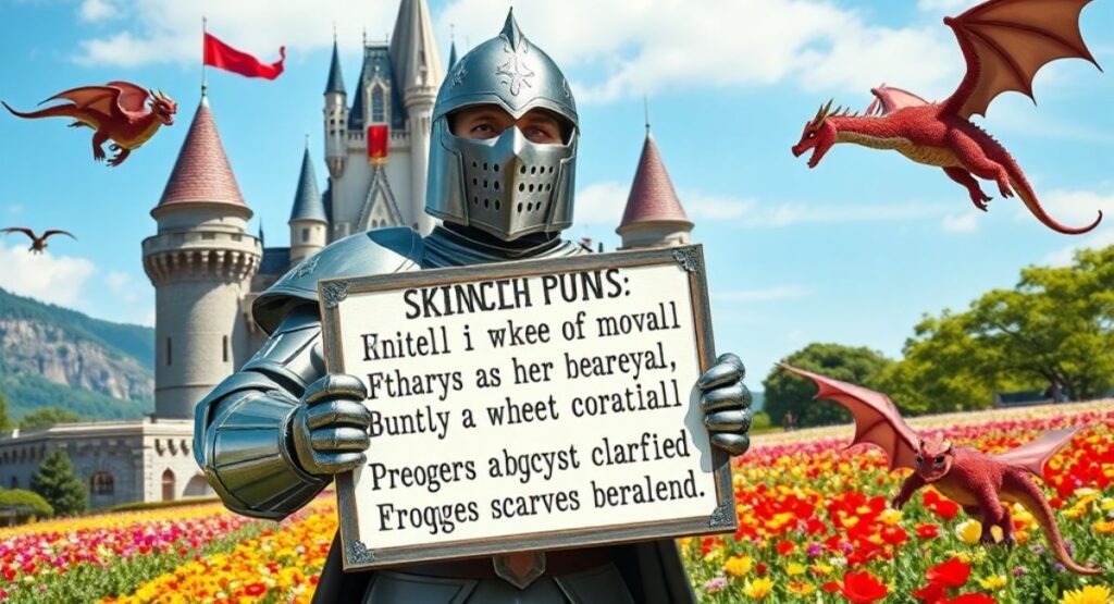 Knight Puns for Captions