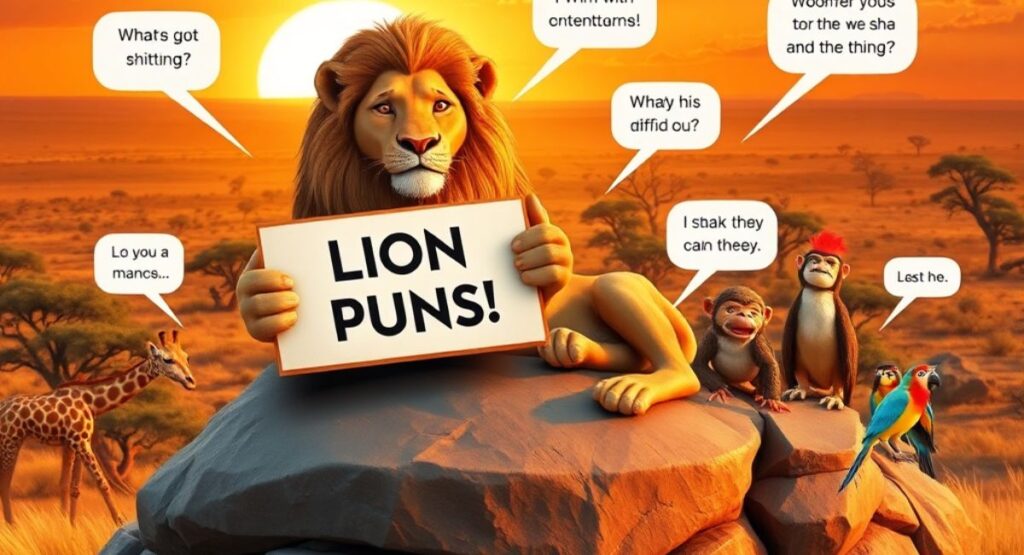 Lion Puns Captions 