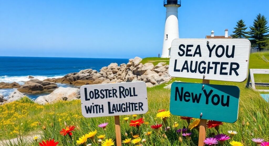 Maine Puns Captions