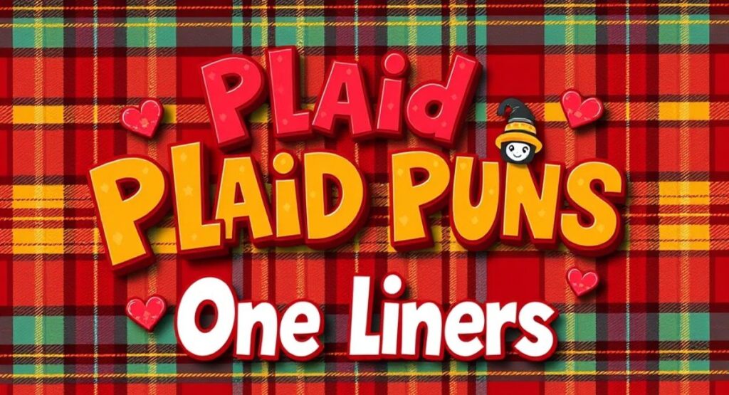 Plaid Puns One Liners 