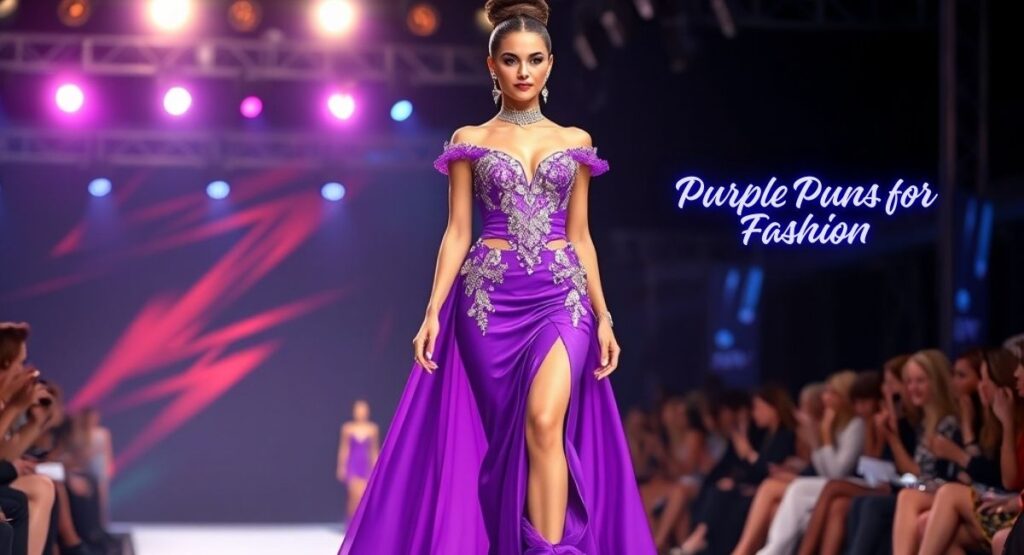 Purple Puns for Fashion