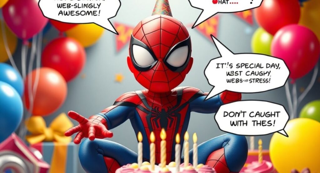 Spiderman Puns for Birthday