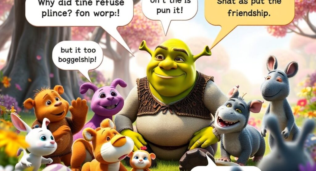 Viral Shrek Puns for Captions