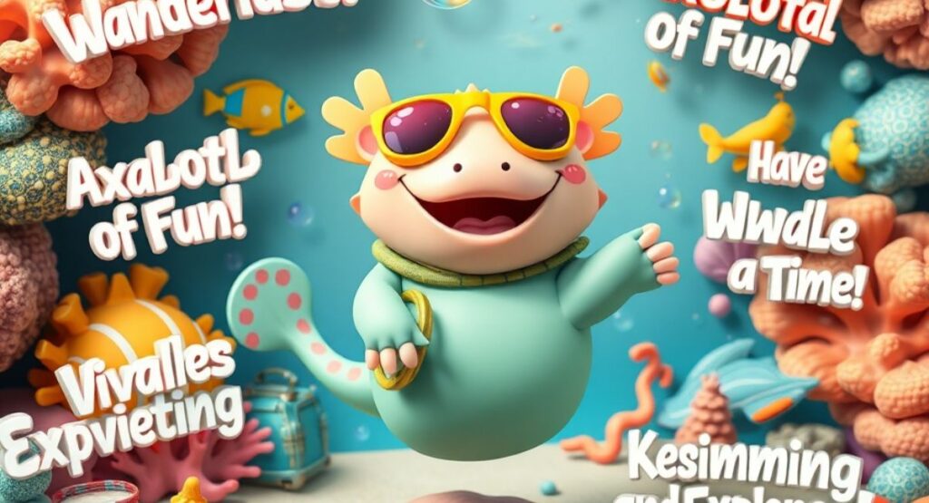 Axolotl Puns for Tourists and Travelers 