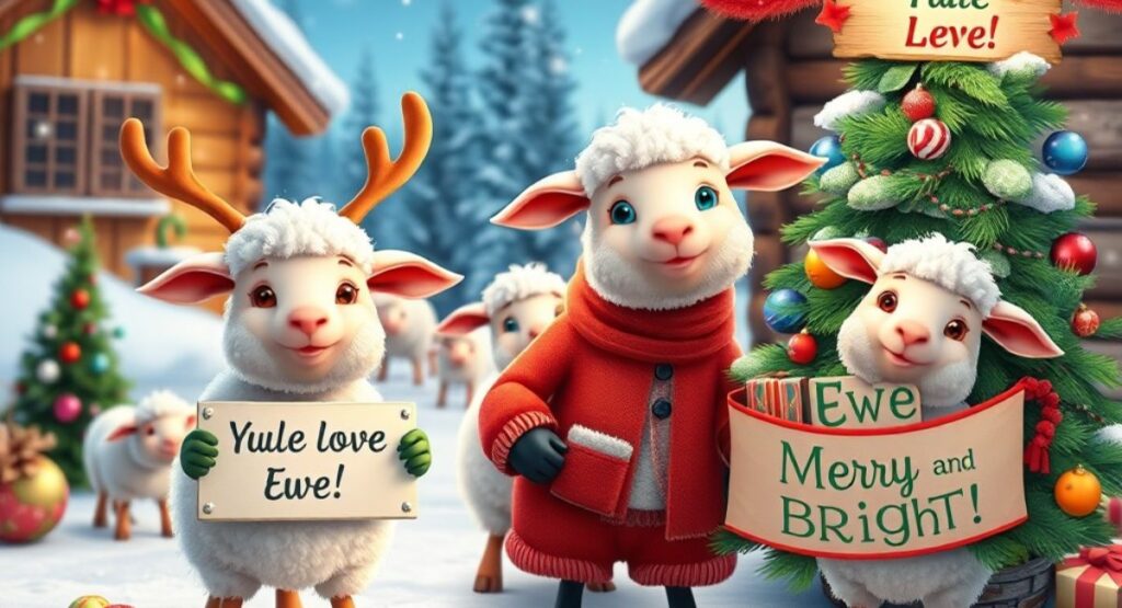 Christmas Lamb Puns