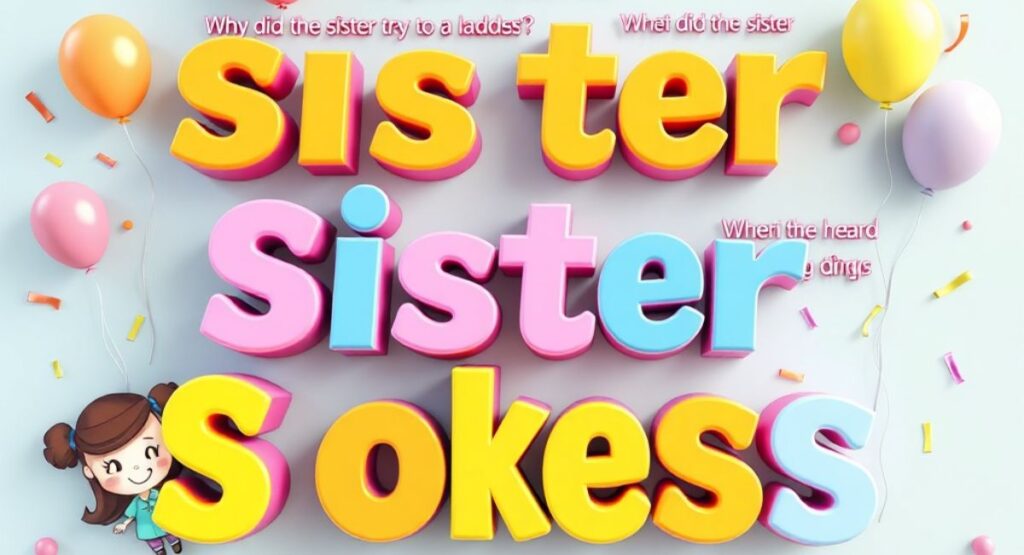Clean and Family-Friendly Sister Jokes