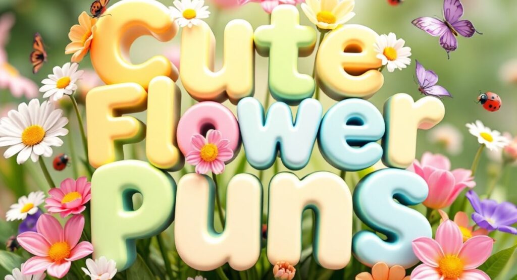 Cute Flower Puns