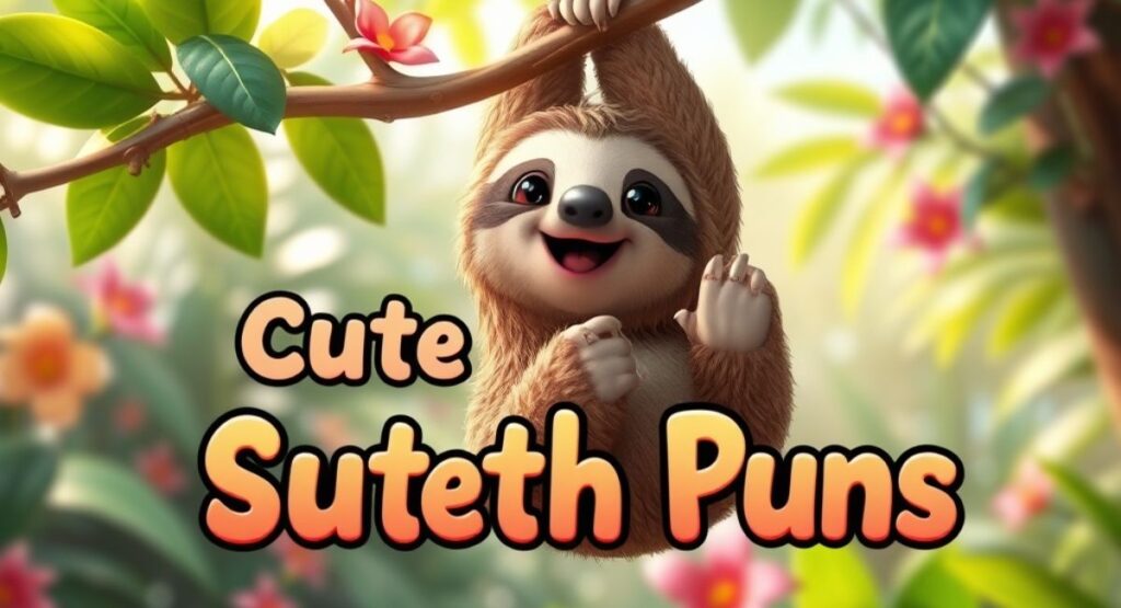 Cute Sloth Puns
