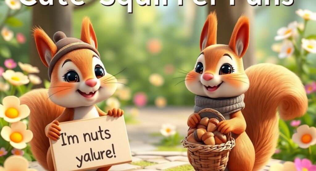 Cute Squirrel Puns 