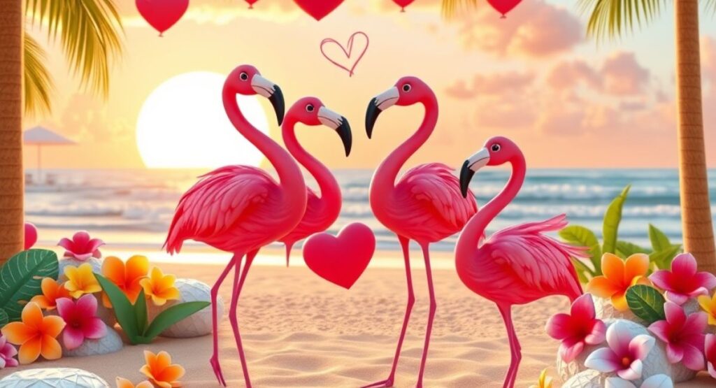 Flamingo Love Puns