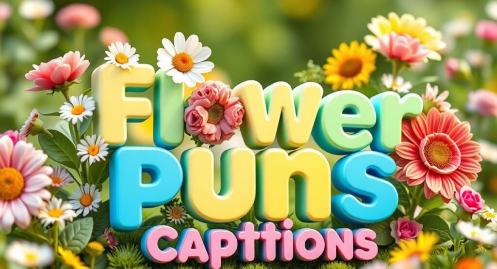 Flower Puns Captions