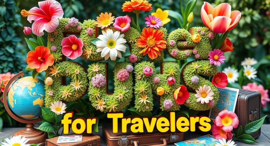 Flower Puns for Tourists and Travelers