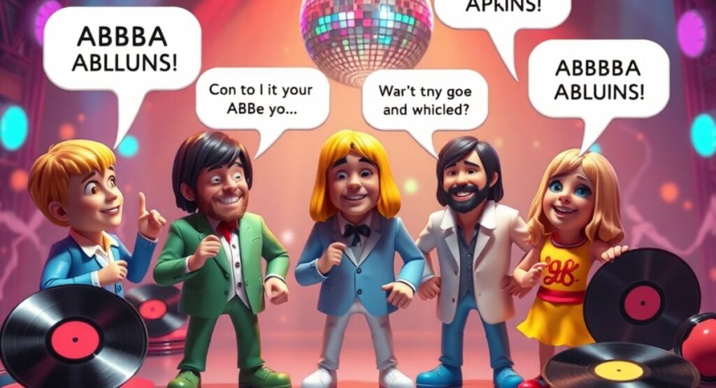 Funny ABBA Puns Captions