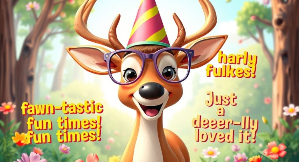 Funny Deer Puns Captions