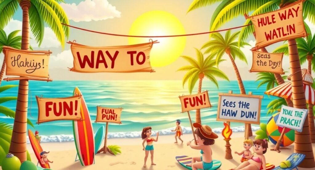 Funny Hawaii Puns Captions