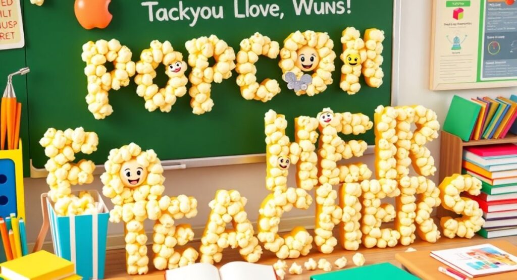 Popcorn Puns for Teachers