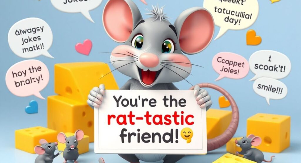Rat Puns for Captions, Texts & Social Media