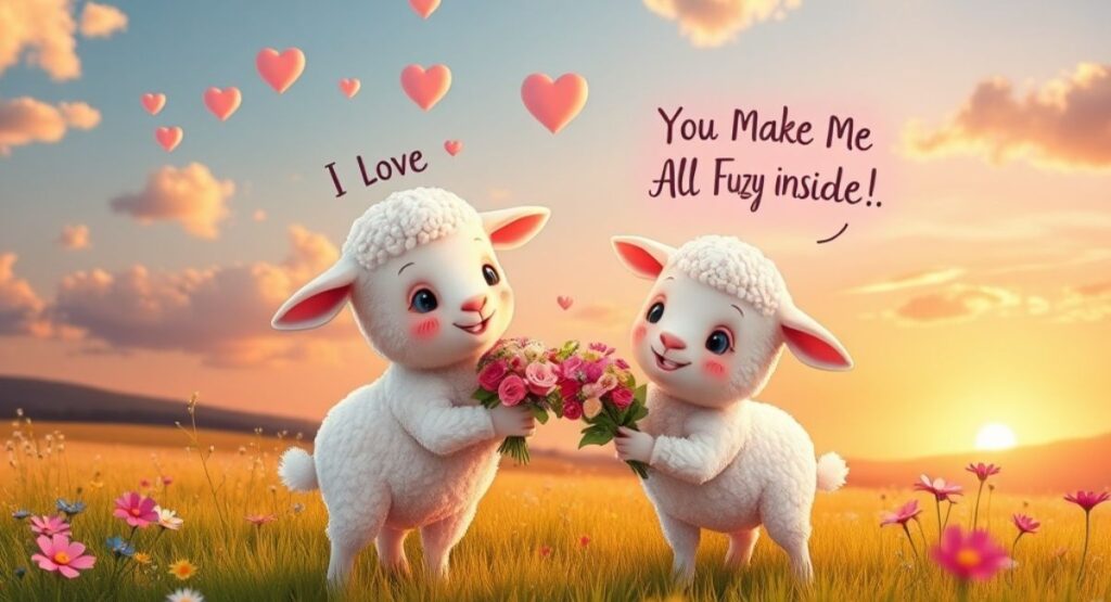 Romantic Lamb Puns 