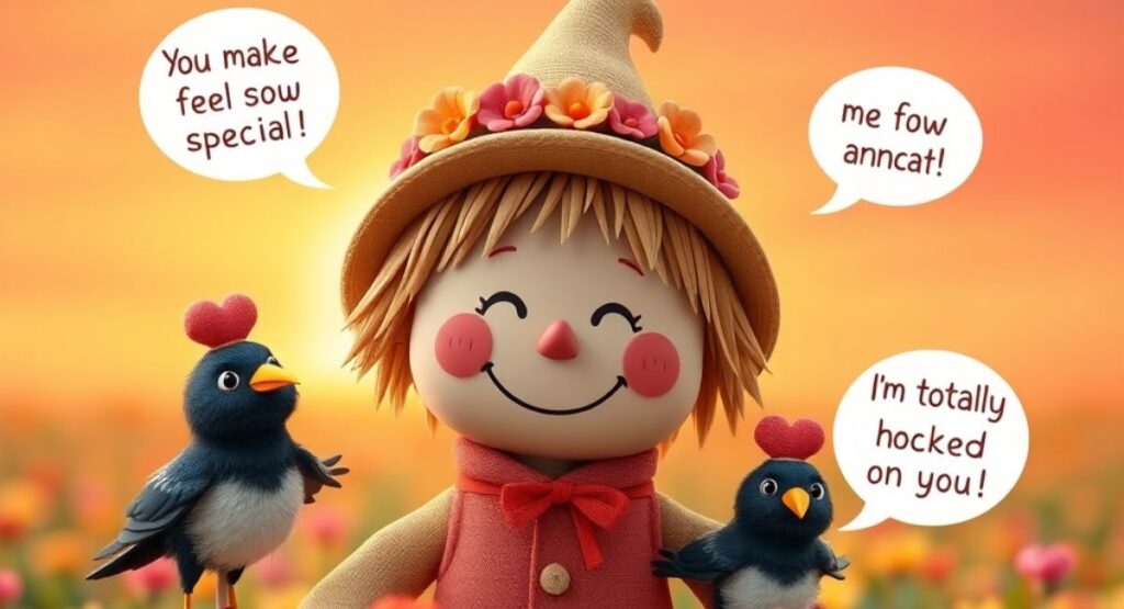 Romantic Scarecrow Puns 