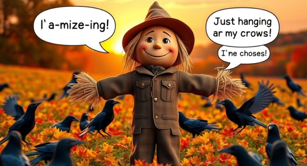 Scarecrow Puns for Captions