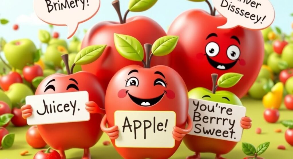 Silly & Sassy Apple Wordplay