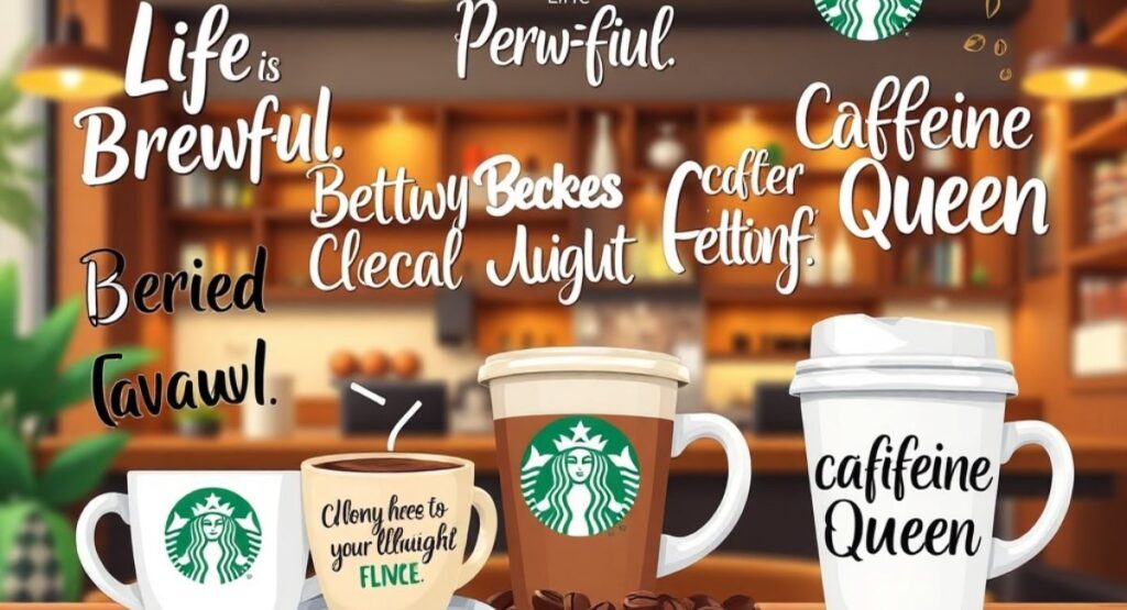 Starbucks Puns for Captions