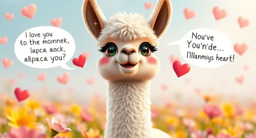 Viral Alpaca Puns Love