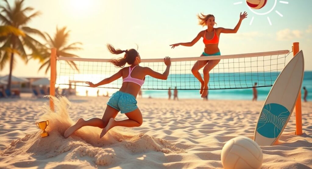 Beach Volleyball Puns