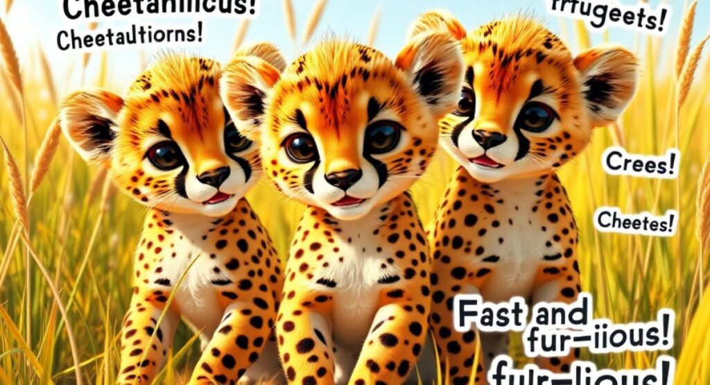 Cheetah Puns Captions