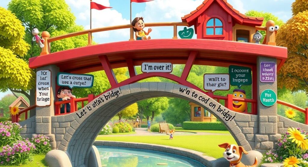 Funny Bridge Puns Captions