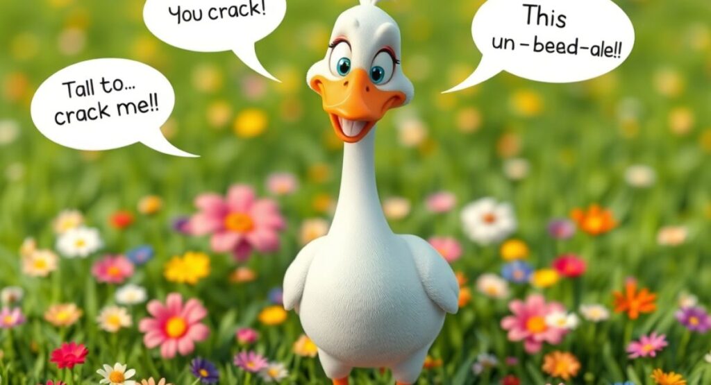 Funny Goose Puns Captions