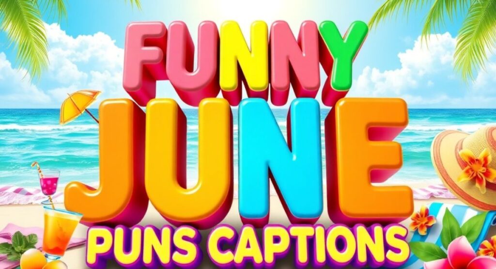 Funny June Puns Captions