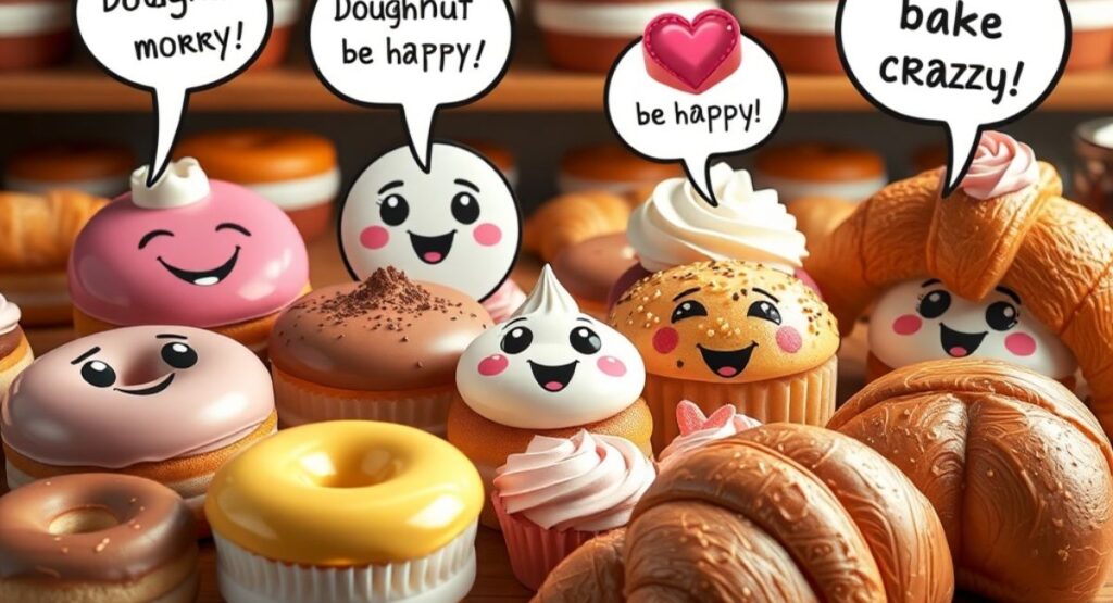 Funny Pastry Puns Captions