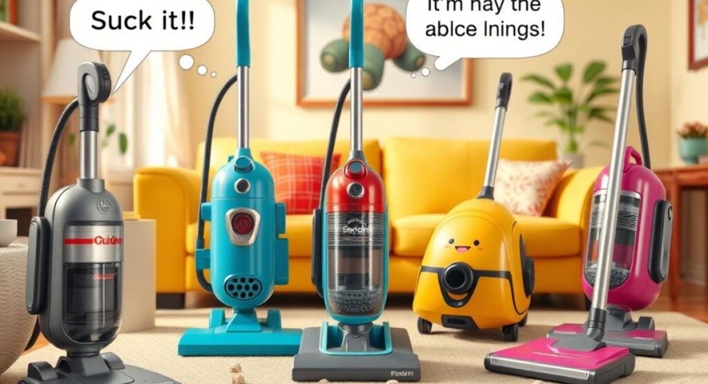 Funny Vacuum Puns Captions