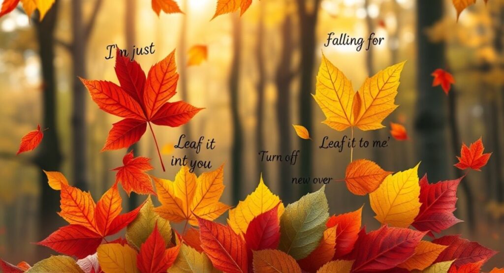 Leaf Puns for Romantic Situations