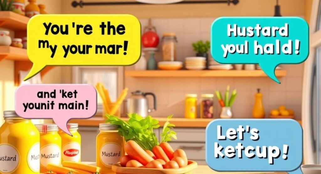 Mustard Puns Captions for Social Media