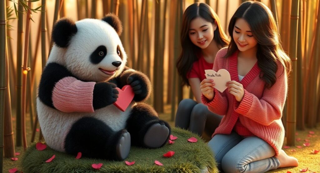 Panda Puns for Valentine's Day 
