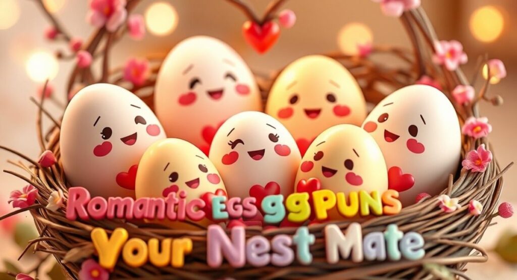 Romantic Egg Puns to Woo Your Nest Mate