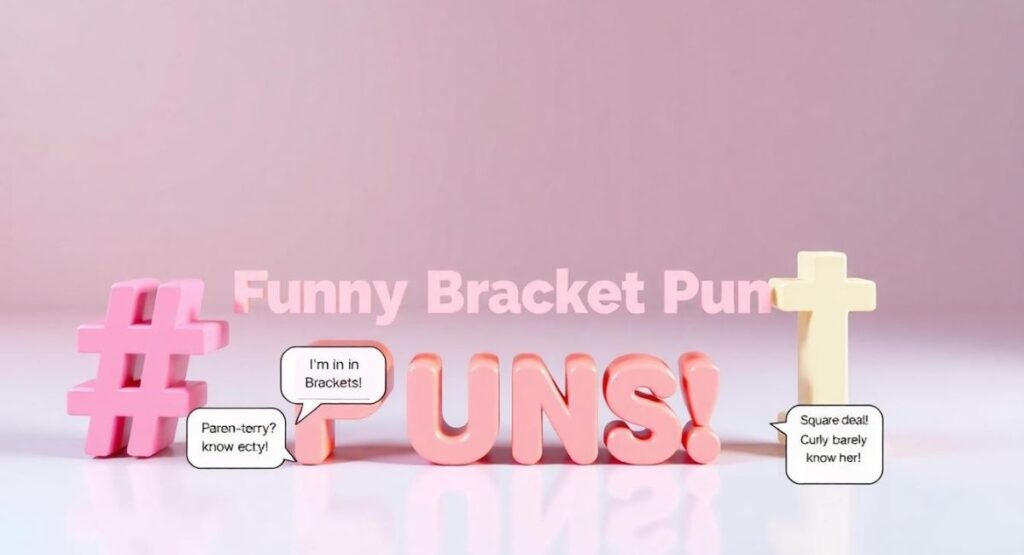 Funny Bracket Puns Captions