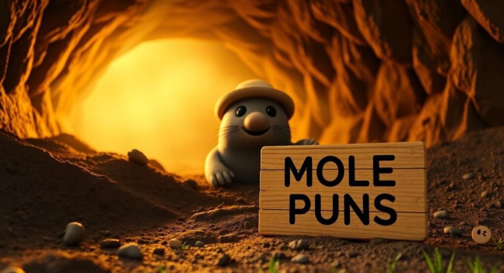 Hilarious Mole Puns & Captions
